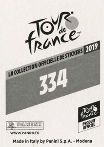 2019 Panini Tour de France #334 Col de L'Iseran - Étape 19 Back